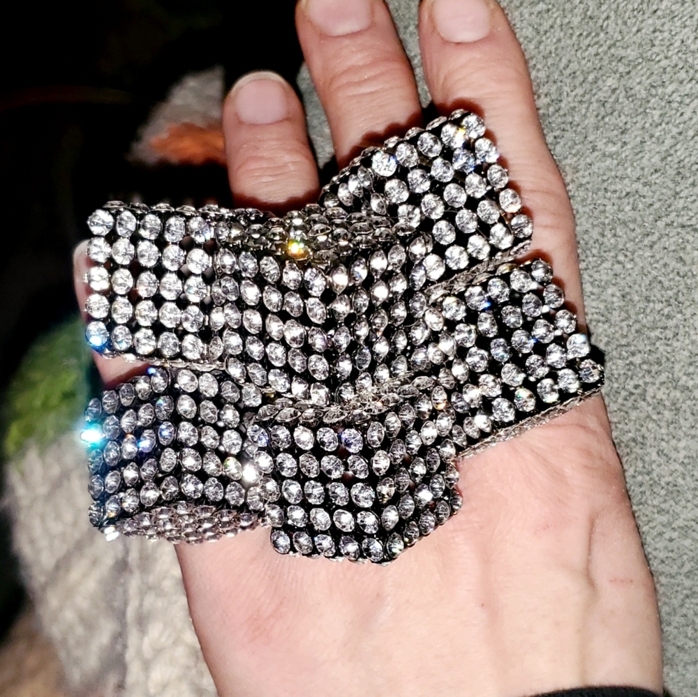 MOST AMAZING vintage costume rhinestone ring